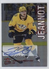 2022 Upper Deck Fleer Ultra Red Rainbow Foil 6/25 Tanner Jeannot #10 Auto 0ze5