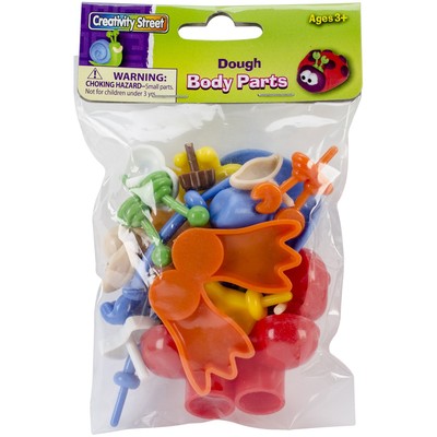 Creativity Street Dough Body Parts-Assorted Shapes 9660