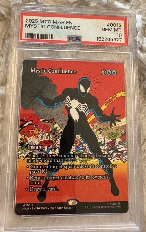 2025 MTG SPIDER-MAN MYSTIC CONFLUENCE PSA 10