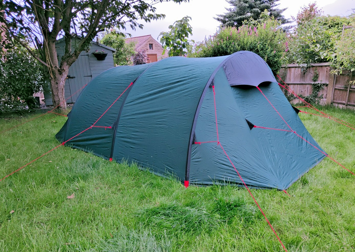 Karrimor Panther Person Green Tent Aluminium Poles Camping Hiking Festival