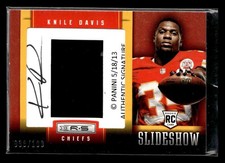 2013 Panini Rookies & Stars Knile Davis Slideshow Rookie Autograph /100 UX8148