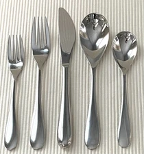 Pfaltzgraff Stainless SONYA 18/8 Stainless 5 Piece Place Setting 2000-2003