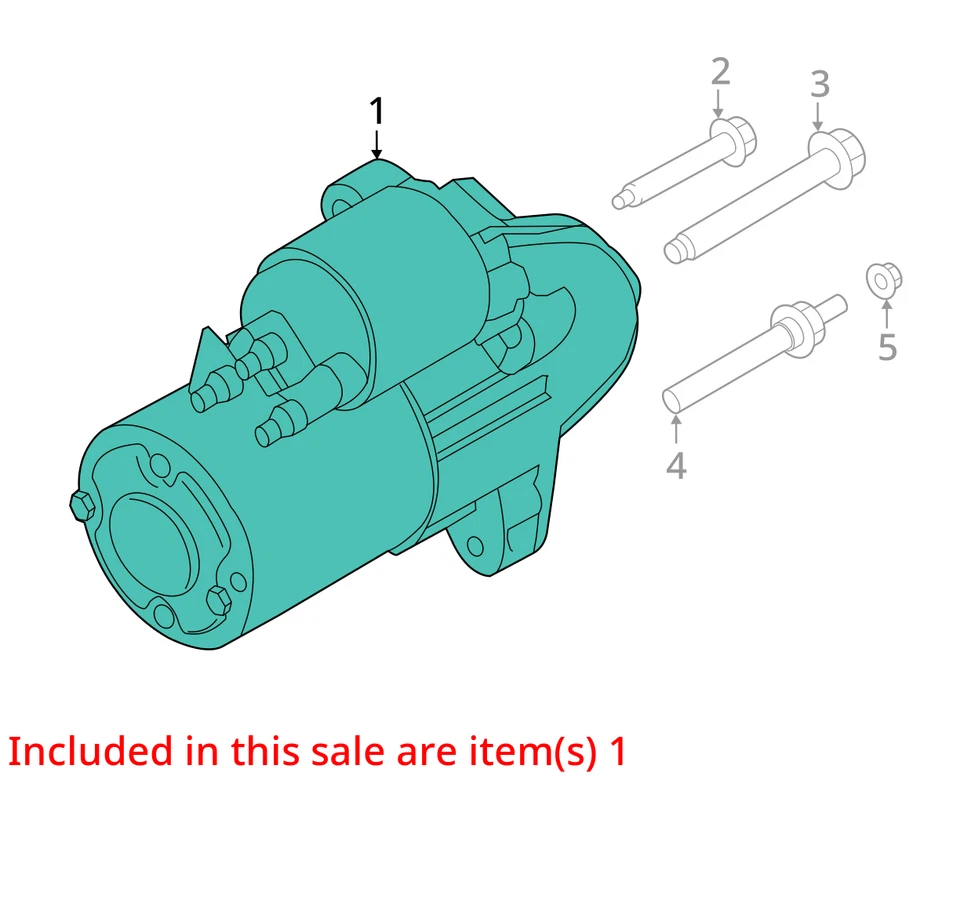 Motor de arranque Ford Fusion 2015 HU2Z 11V002-BBRM 4477 Foto 3 de 4