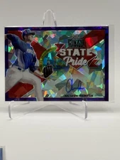 2021 Leaf Metal State Pride Purple Crystals Refractor Andrew Painter AUTO 6 /10