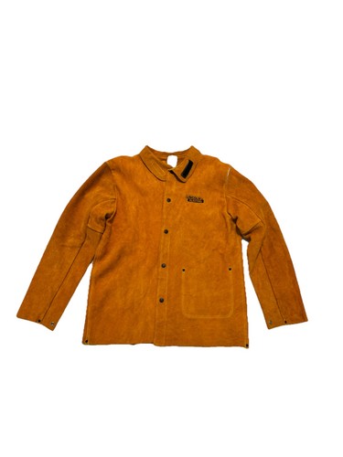 Lincoln Electric Welding Jacket KH807XL Flame-Resistant Heavy Duty Leather