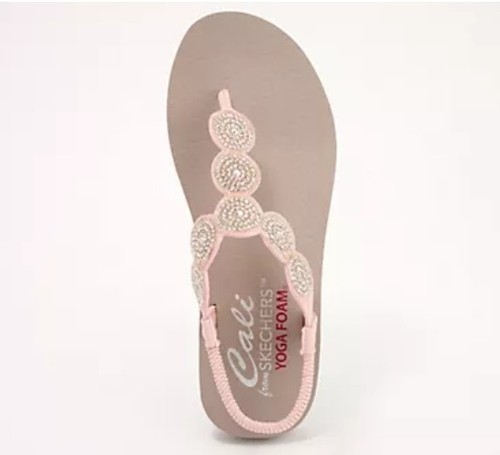 Skechers Women's Meditation-Stars & Sparkle-Circular Rhinestone Slingback Sandal - Picture 10 of 11