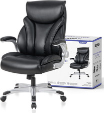 Big Tall Ergonomic Office Chair with Lumbar Support Adjustable Armrests