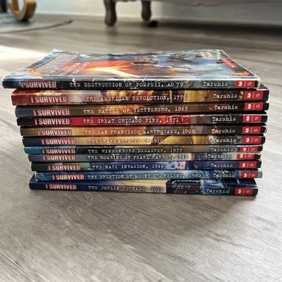 I Survived Series 11 Book Collection PB Novels Lauren Tarshis Vintage Lot ! - Image 1 of 4