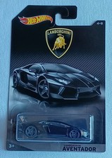 2017 HOT WHEELS *LAMBORGHINI AVENTADOR BLACK* *WALMART EXCLUSIVE* *VERY RARE*