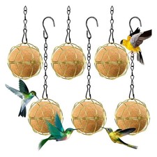 6 Pièces Mangeoires à Oiseaux en Boule, Mangeoires à Boules de Suif pour Oi8735