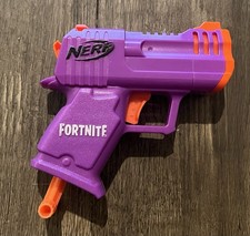 FORTNITE NERF Microshots Micro Shots Dart Blaster Pistol Gun Purple