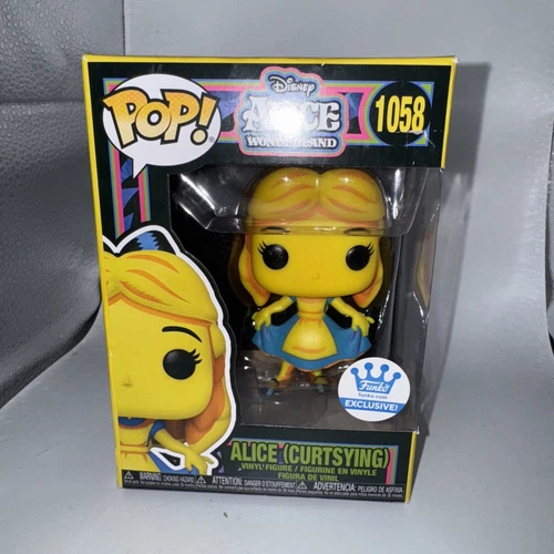 Funko Pop Disney 1058 ALICE (Black Light) Vinyl Figure Funko Shop Exclusive