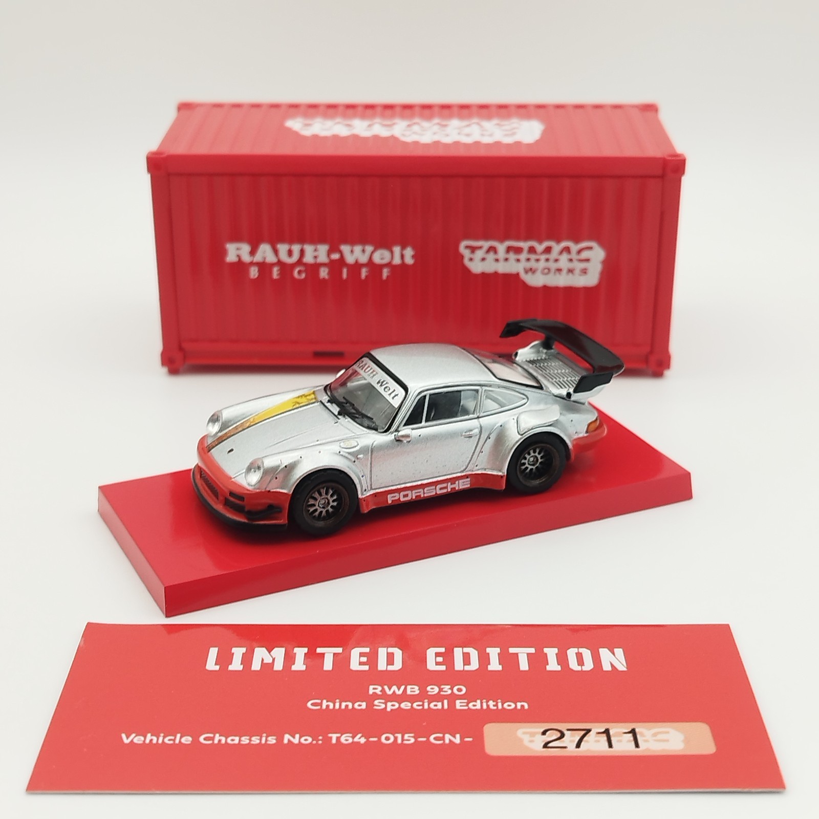 Porsche 911 RWB 930 Tarmac Works édition spéciale en métal injecté