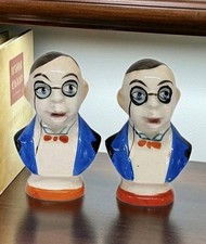 Vintage Charlie McCarthy Salt and Pepper Shakers Japan