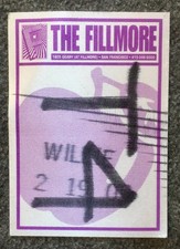 Pass Backstage Willie Nelson 2002 Fillmore San Francisco mai usato