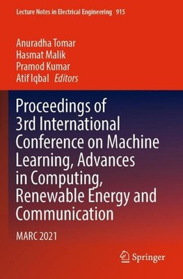 Proceedings of 3rd International Conference on Machine Learning, Advances in Com