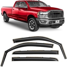in-Channel Extra Durable Rain Guards for Dodge RAM For RAM 2500/3500 19-26