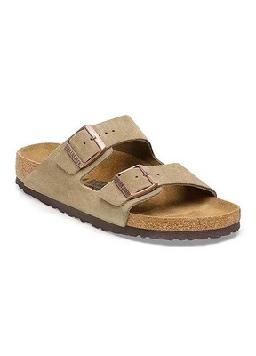 Birkenstock Damen Taupe Arizona Leve Schmale Sandalen Gr. 7 LB 4154
