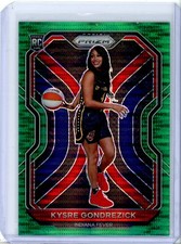 2021 PANINI WNBA PRIZM KYSRE GONDREZICK #92 ROOKIE GREEN PULSAR #/25 FEVER