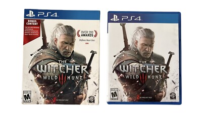 The Witcher III 3 Wild Hunt PlayStation 4 PS4 Map Soundtrack & Manual Included
