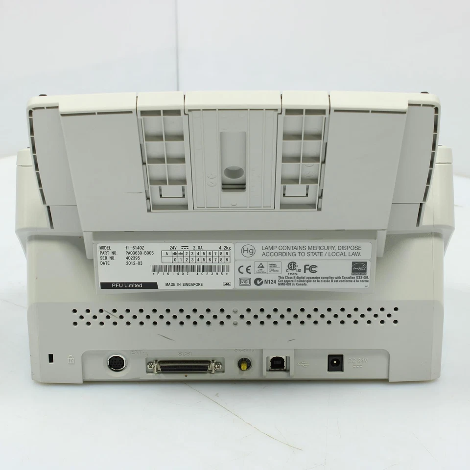 Fujitsu Fi-6140Z High Speed USB Duplex Document Scanner - Image 4 of 4