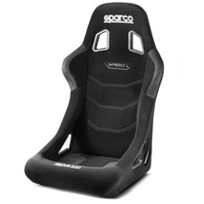 SPARCO BRR0005B0K0100N Sedile Racing SPRINT+L telaio tubolare OMOLOGATO FIA Nero
