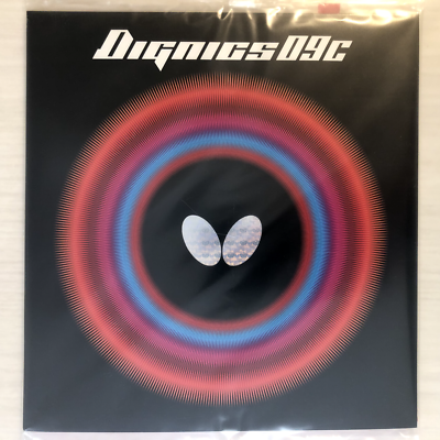 Butterfly Dignics 09C Red 1.9 mm Thick A 06070 Table Tennis Rubber