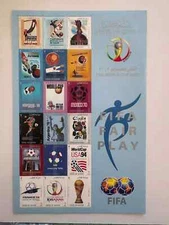 Qatar: FIFA World Cup 2002, Stamps of World cups from 1930-2002, MNH