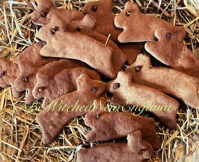3 Sm. REAL Primitive Gingerbread Easter Bunny Bowl Fillers Tiered Tray Bunnies