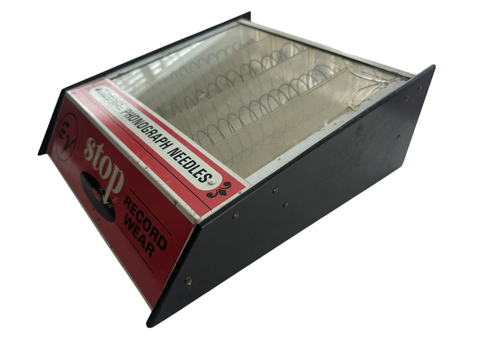 Reproductor de discos de voz eléctrico EV mostrador fonógrafo agujas tocadiscos tienda Foto 4 de 4