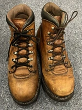 Gear Box Work Boots Men’s 9 Chestnet Lace Up