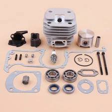 48mm Cylinder Piston Kit For Husqvarna 61 268 272 Crank Bearing Oil Seal Gaskets