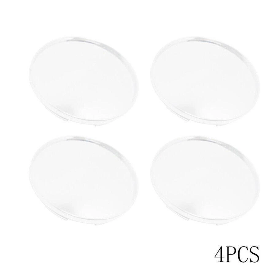 Tapacubos cubierta central de rueda sin logotipo 68 mm cromo plateado para auto camión SUV Foto 4 de 4