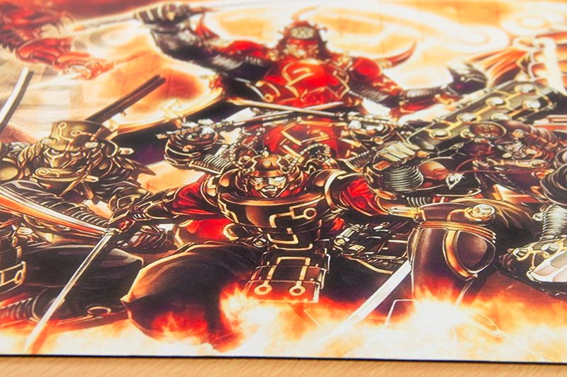 F2033 FREE MAT BAG Yugioh TCG Playmat Six Samurai Shi En Play Mat Card