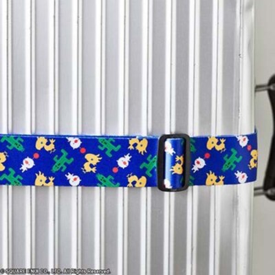 Final Fantasy Moogle, Cactaur, Chocobo Blue Luggage Strap Anime Manga NEW