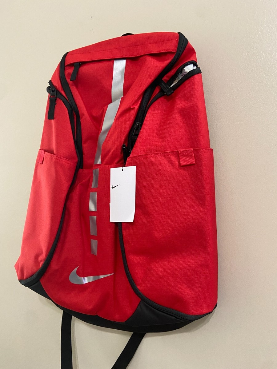 NIKE ELITE フープ　エリート　マックスバックパック　Red 未使用 Nike Hoops Elite Pro Max Air Basketball Backpack Red Silver