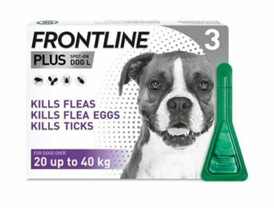 FRONTLINE PLUS Spot-On Flea and Tick Treatment for Large Dogs