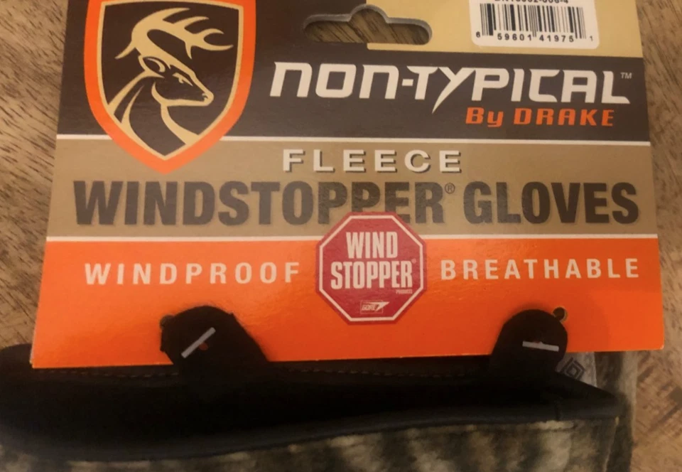 DRAKE WWATERFOWL GLOVES WINDSTOPPER WINDPROOF FLEECE GLOVES BOTTOMLAND SMALL - Image 3 of 4