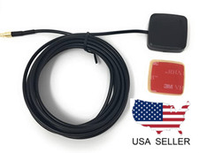 Waterproof GPS Active Antenna 30dB Gain, 3-5VDC, MCX with Double Sided Tape