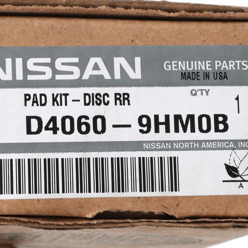 OEM NEW Genuine Nissan Rear Brake Pads Kit 20132019 Altima Sentra