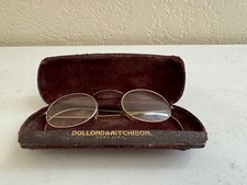 Antique Spectacles / Eyeglasses w/ Dollond  Aitchison Case