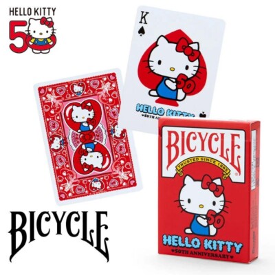 Hello Kitty BICYCLE 50th Anniversary Playing Cards Japan Japanese