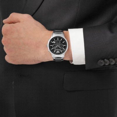 emporio armani men's ar2434 dress silver watch Emporio Armani Renato AR2434 Quartz Watch at Ormoda