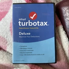 INTUIT TURBOTAX DELUXE FEDERAL RETURNS FOR TAX YEAR 2018