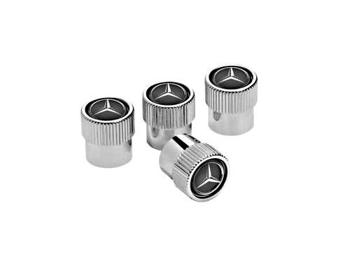 Genuine MERCEDES Valve Stem Caps SET 4x B66472002 | eBay