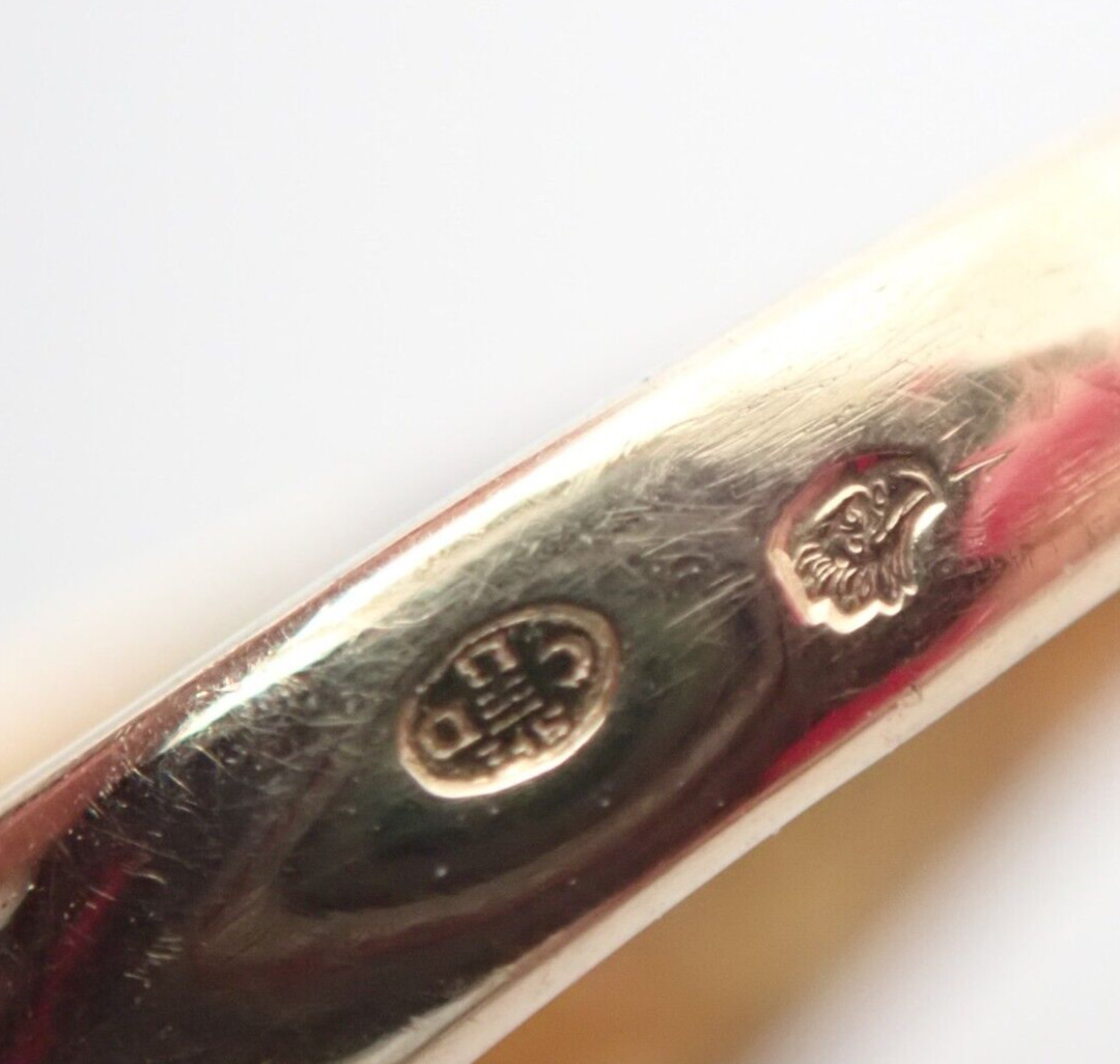 18k Solid Yellow Gold Designer Signed Multi Gemst… - image 6