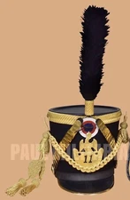 French Napoleonic Shako 11e Regiments d’hussards, 1812 regulations
