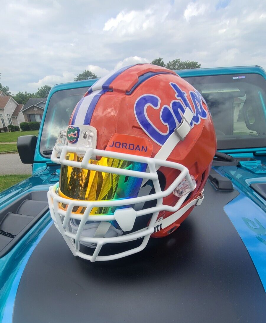florida gators football new helmets College Collectible Mini Helmet | Picture Inside this replica size display helmet is perfect for all football fans and great for autographs 2023 University of Florida Gators
