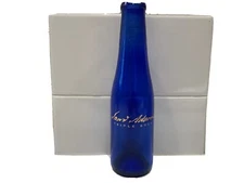 Original Sam Adams Triple Bock 1994 Brew Reserve Cobalt Blue Bottle Empty
