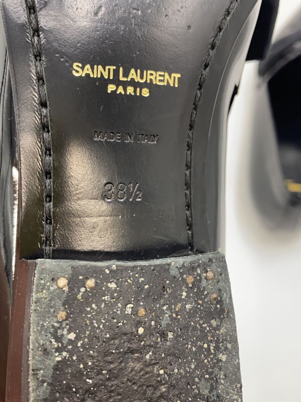 Ballerine da donna Saint Laurent taglia 38 in pelle verniciata colore nero